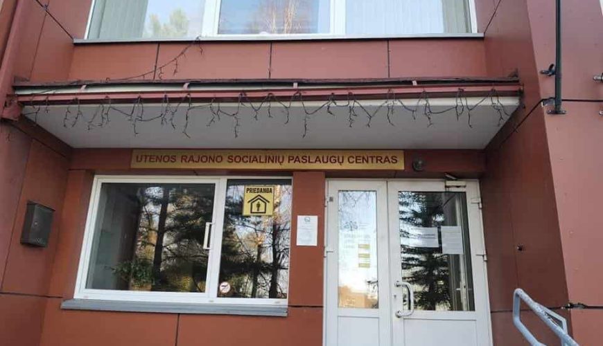 Vieta dviviečiame kambaryje Utenos socialinių paslaugų centre